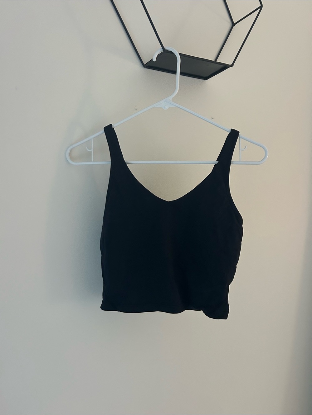 Classic Black V-Neck Tank Crop Top